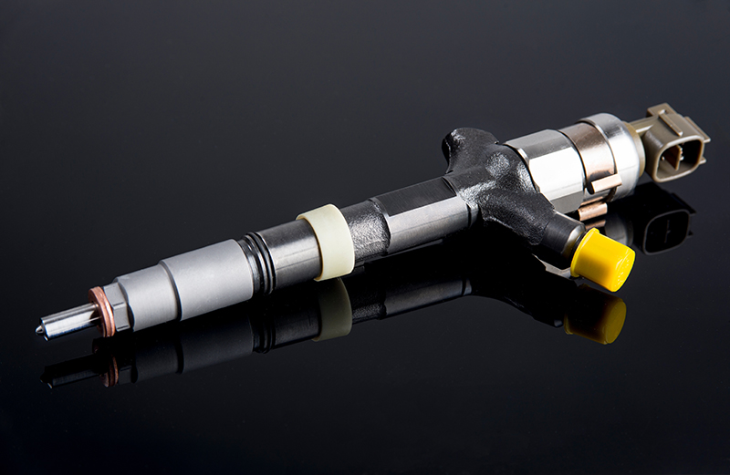 Close up of Diesel Fuel Injector